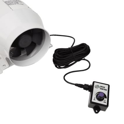 Dalap 24MF100 - Ventilatore da condotto con motore a risparmio energetico e regolatore di velocità MF 100 EC 18W/230V