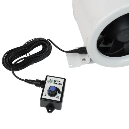 Dalap 24MF150 - Ventilatore da condotto con motore ad alta efficienza energetica e regolatore di velocità MF 150 EC 40W/230V