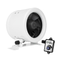 Dalap 24MF200 - Ventilatore da condotto con motore a risparmio energetico e regolatore di velocità MF 200 EC 75W/230V