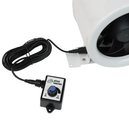 Dalap 24MF200 - Ventilatore da condotto con motore a risparmio energetico e regolatore di velocità MF 200 EC 75W/230V