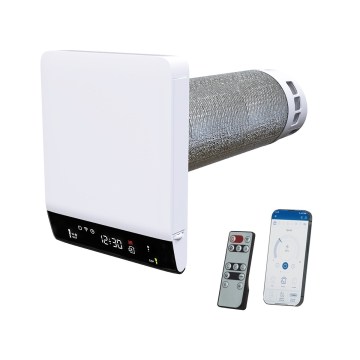 Dalap 25B160 - Recuperatore d'aria locale per stanza BRISE 160 22W/230V Wi-Fi + telecomando