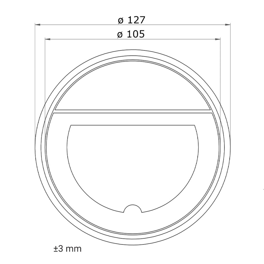 Dalap 2991 - Valvola di non ritorno per condotte GBV 125, a tenuta di odori e vapori