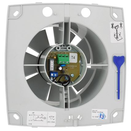 Dalap 41016 - Ventilatore assiale con temporizzatore 100 BFAZ 16W/230V