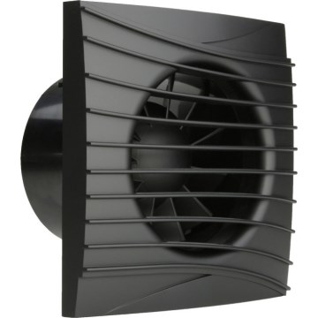 Dalap 41095ZW - Ventilatore assiale con temporizzatore e sensore di umidità 100 DARK ZW 8,4W/230V