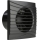 Dalap 41095ZW - Ventilatore assiale con temporizzatore e sensore di umidità 100 DARK ZW 8,4W/230V
