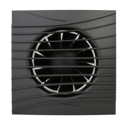 Dalap 41096ZW - Ventilatore assiale con temporizzatore 125 DARK ZW 10W/230V
