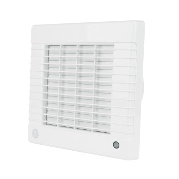 Dalap 41104 - Ventilatore assiale con serranda automatica 100 LV 12 18W/12V
