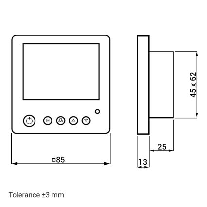 Dalap 55560 - Recuperatore d'aria per ambiente ZEPHIR SIMPLE 4,3W/230V