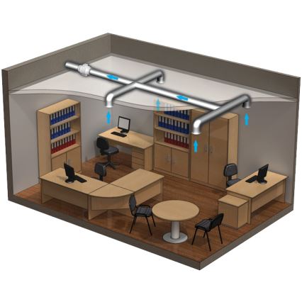 Dalap 8207 - Ventilatore assiale AP PROFI 125 29W/230V