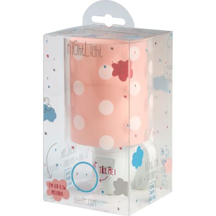 Dalber 41005S - LED Lampada piccola con spina integrata DOTS 1xE14/0,5W/230V