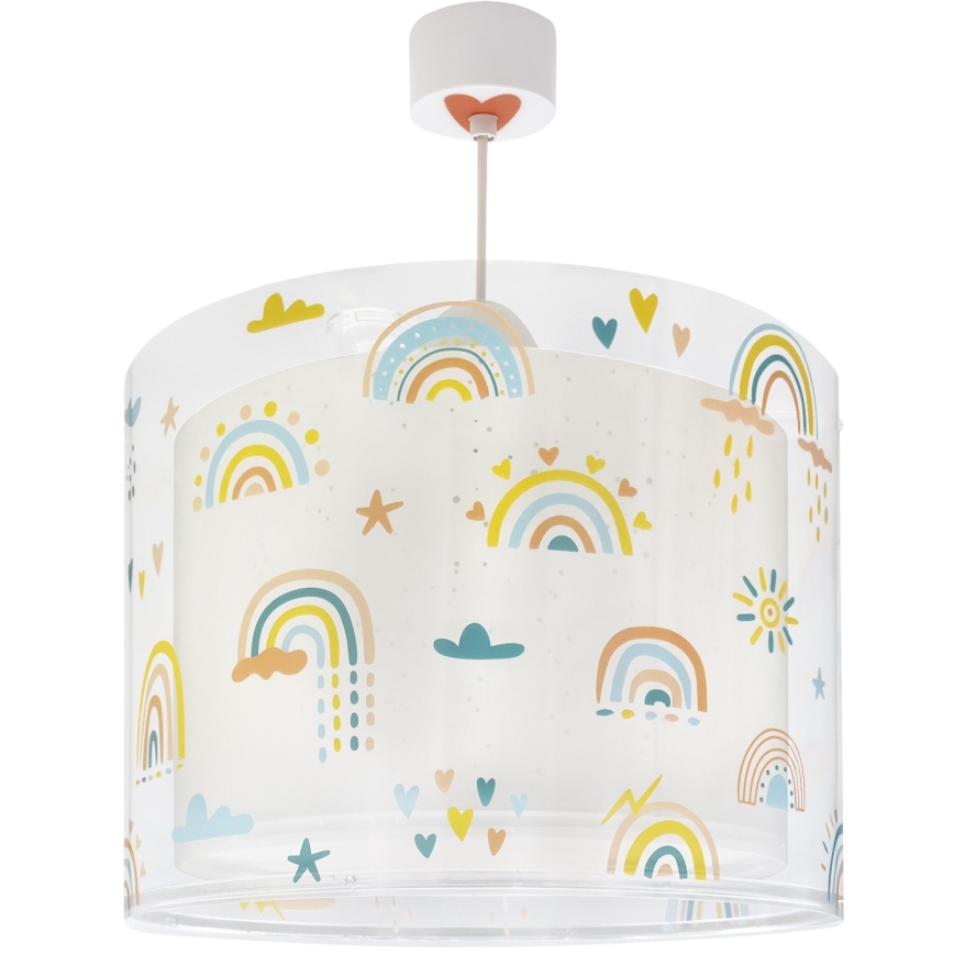Dalber 41192 - Lampadario per bambini RAINBOW 1xE27/15W/230V multicolore