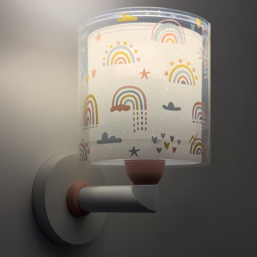 Dalber 41199 - Lampada da parete per bambini RAINBOW 1xE27/15W/230V multicolore