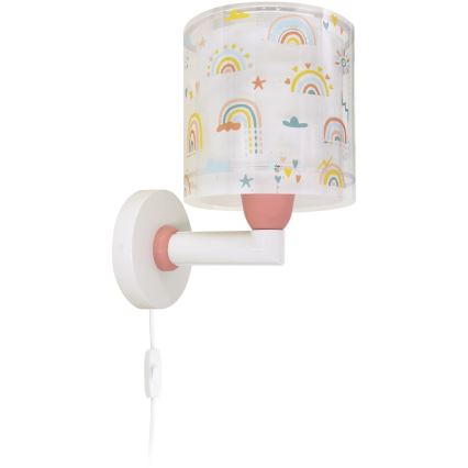 Dalber 41199 - Lampada da parete per bambini RAINBOW 1xE27/15W/230V multicolore