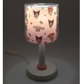 Dalber 41251 - Lampada notturna LED per bambini HELLO KITTY&FRIENDS 1xG4/4W/230V rosa