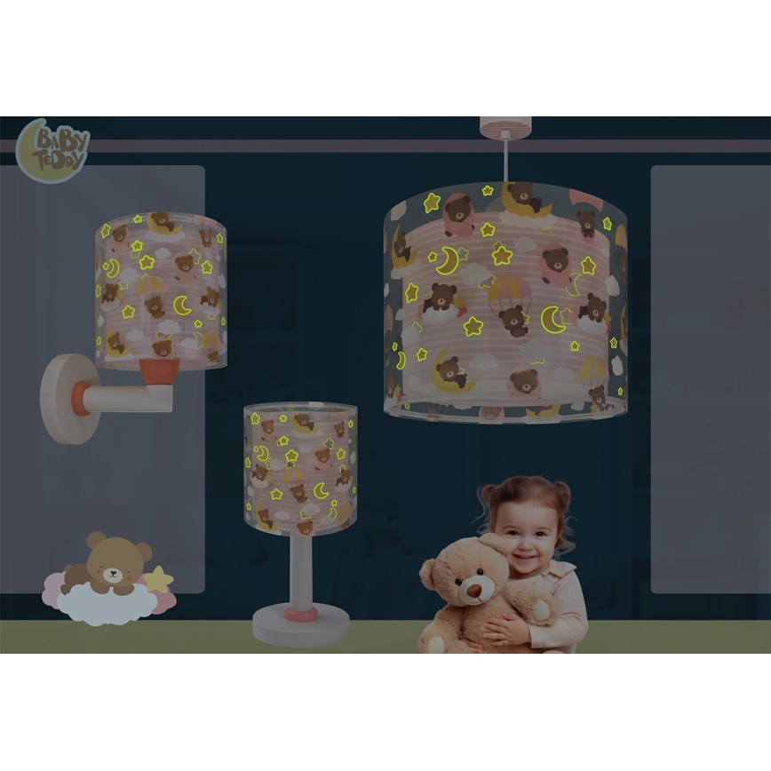 Dalber 41571S - Lampada LED per bambini BABY TEDDY 1xG4/4W/230V rosa