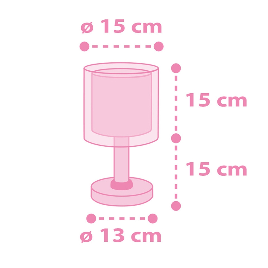 Dalber 41591N - Lampada LED per bambini UNICORNS 1xG4/4W/230V rosa