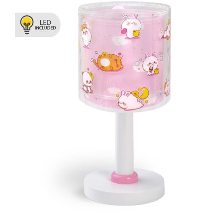 Dalber 41761S - Lampada LED per bambini KAWAII FRIENDS 1xG4/4W/230V rosa