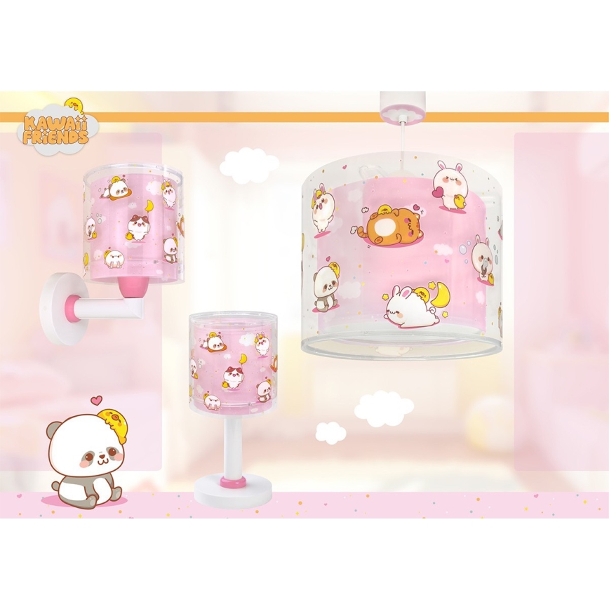 Dalber 41761S - Lampada LED per bambini KAWAII FRIENDS 1xG4/4W/230V rosa