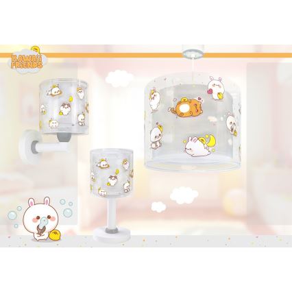 Dalber 41769E - Lampada da parete per bambini KAWAII FRIENDS 1xE27/15W/230V grigia