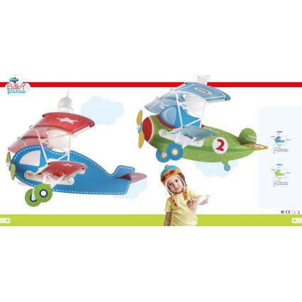 Dalber 54002 - Lampadario per bambini BABY AEROPLANO 1xE27/60W/230V