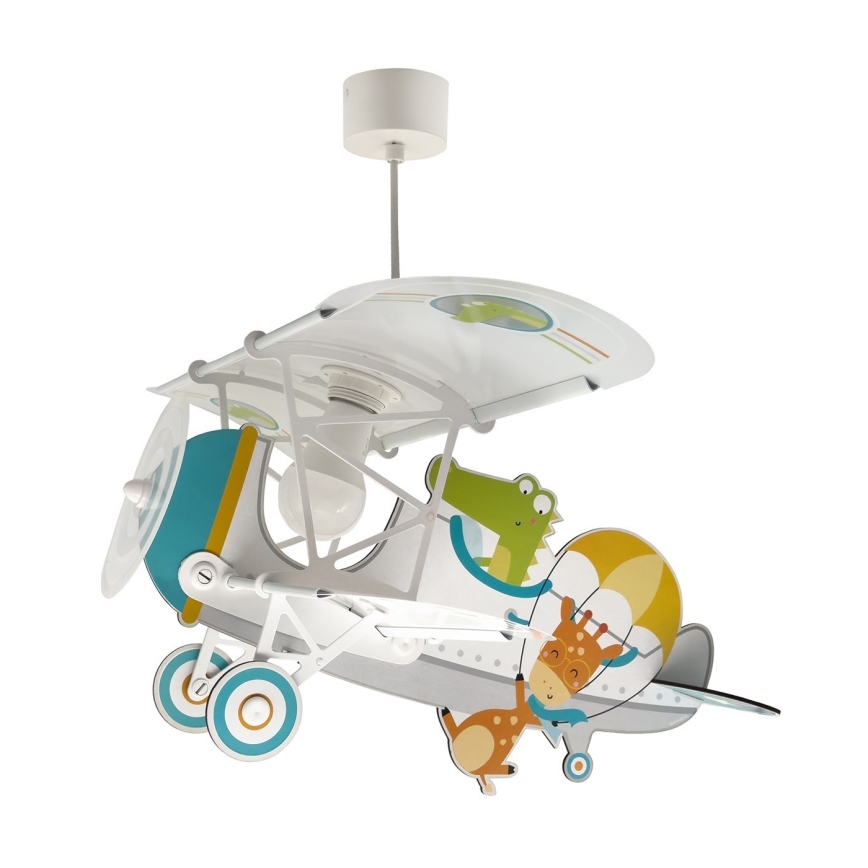 Dalber 54542 - Lampadario per bambini LITTLE CROCODILE 1xE27/15W/230V