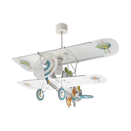Dalber 54542 - Lampadario per bambini LITTLE CROCODILE 1xE27/15W/230V