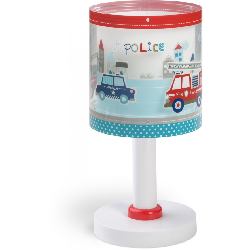 Dalber 60611N - Lampada da comodino LED per bambini POLICE 1xG4/4W/230V multicolore