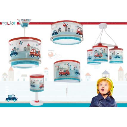 Dalber 60611N - Lampada da comodino LED per bambini POLICE 1xG4/4W/230V multicolore