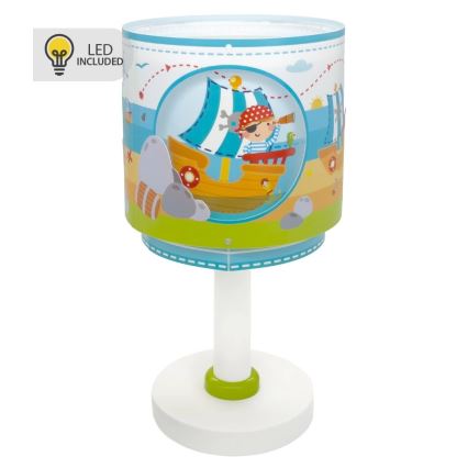 Dalber 60651N - Lampada da comodino LED per bambini PIRATE ISLAND 1xG4/4W/230V multicolore