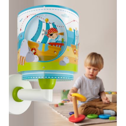 Dalber 60659 - Applique per cameretta PIRATE ISLAND 1xE27/15W/230V