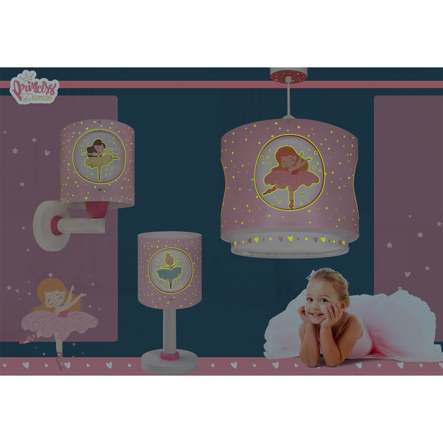 Dalber 60911 - Lampada LED per bambini PRINCESS DANCE 1xG4/4W/230V rosa