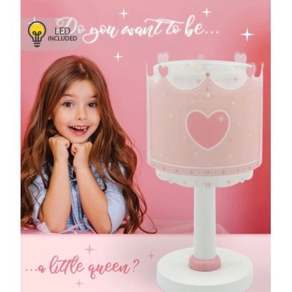 Dalber 61101N - Lampada LED per bambini LITTLE QUEEN 1xG4/4W/230V rosa