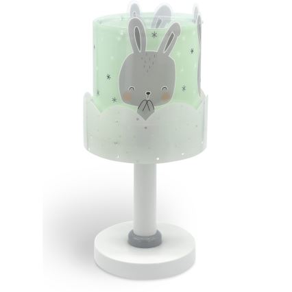 Dalber 61151H - Lampada per bambini BUNNY 1xE14/40W/230V verde