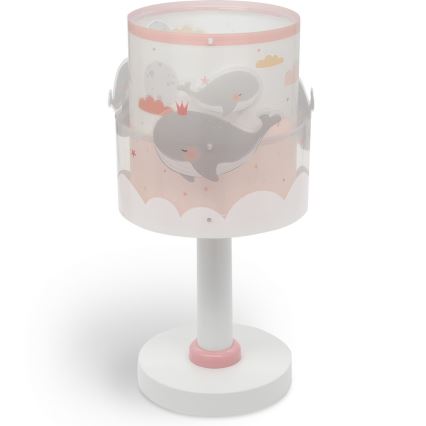 Dalber 61171S - Lampada per bambini WHALE DREAMS 1xE14/8W/230V rosa