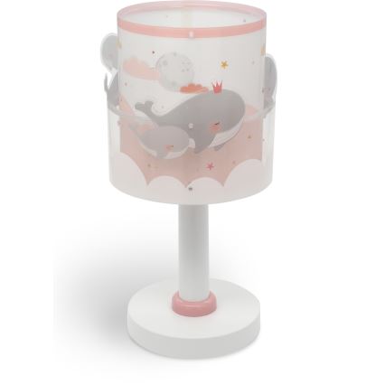 Dalber 61171S - Lampada per bambini WHALE DREAMS 1xE14/8W/230V rosa