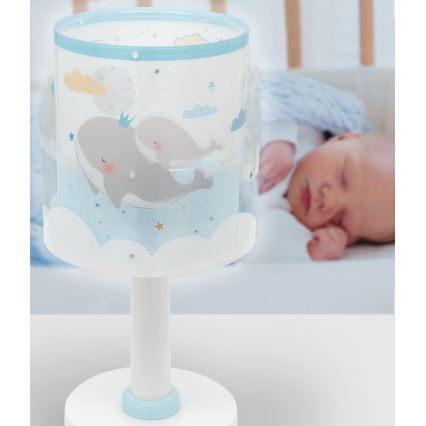 Dalber 61171T - Lampada per bambini WHALE DREAMS 1xE14/8W/230V blu