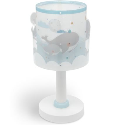 Dalber 61171T - Lampada per bambini WHALE DREAMS 1xE14/8W/230V blu