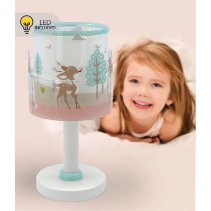Dalber 61271N - Lampada LED per bambini LOVING DEER 1xG4/4W/230V multicolore