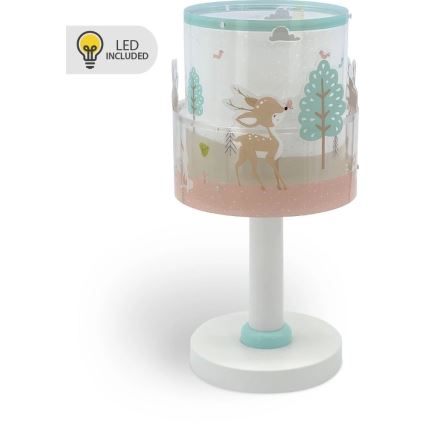 Dalber 61271N - Lampada LED per bambini LOVING DEER 1xG4/4W/230V multicolore