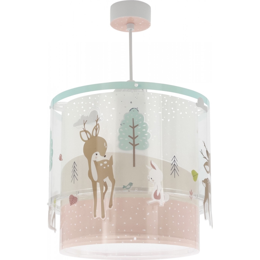 Dalber 61272 - Lampadario per bambini LOVING DEER 1xE27/60W/230V