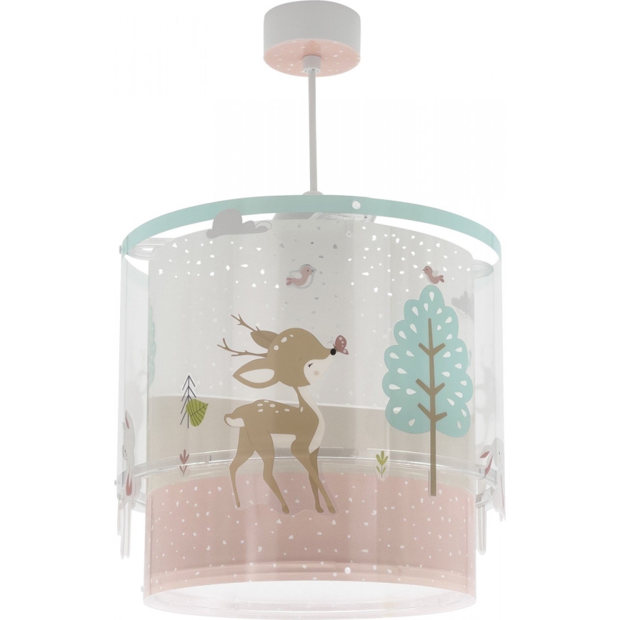 Dalber 61272 - Lampadario per bambini LOVING DEER 1xE27/60W/230V