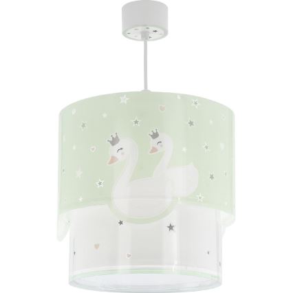 Dalber 61712H - Lampadario per bambini SWEET LOVE 1xE27/60W/230V verde