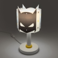 Dalber 61801N - Lampada LED per bambini DARK HERO 1xG4/4W/230V bianco/nero