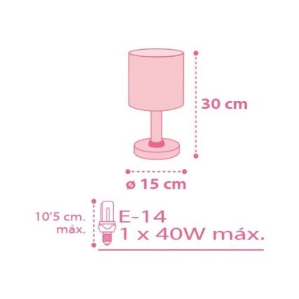 Dalber 62001S - Piccola lampada per bambini COLORS 1xE14/40W/230V