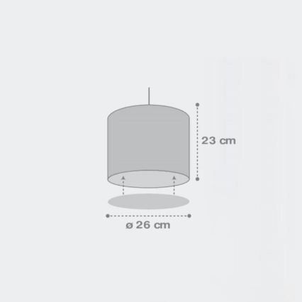 Dalber 62012S - Lampadario per bambini SWEET DREAMS 1xE27/60W/230V