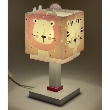 Dalber 63111NS - Lampada LED per bambini BABY JUNGLE 1xG4/4W/230V rosa