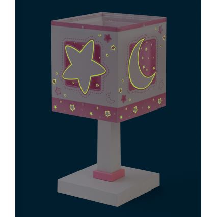 Dalber 63231NS - Lampada LED per bambini MOONLIGHT 1xG4/4W/230V rosa