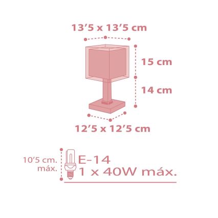 Dalber 63261S -Lampada per bambini KOALA 1xE14/40W/230V