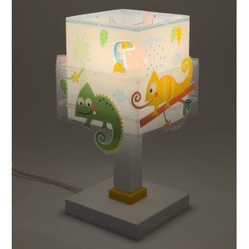 Dalber 63311N - Lampada da comodino LED per bambini HAPPY JUNGLE 1xG4/4W/230V multicolore