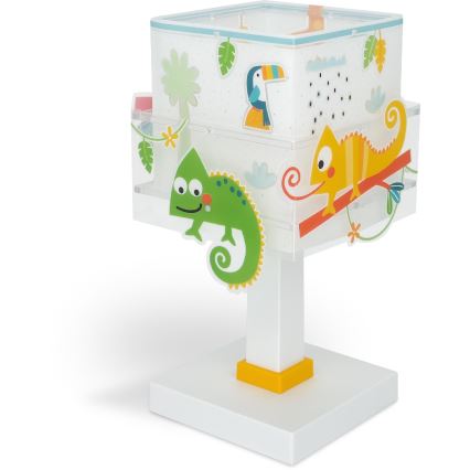 Dalber 63311N - Lampada da comodino LED per bambini HAPPY JUNGLE 1xG4/4W/230V multicolore